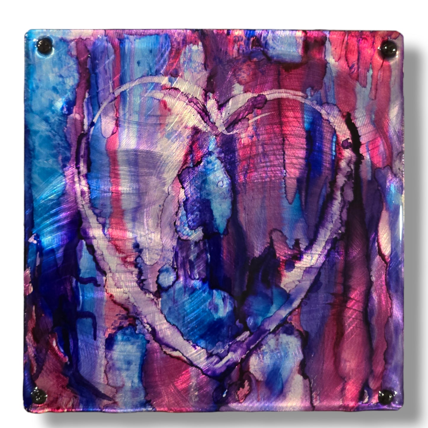 Heart Art Blue Pink ($135)